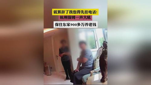 保姆一声吼保住东家355万